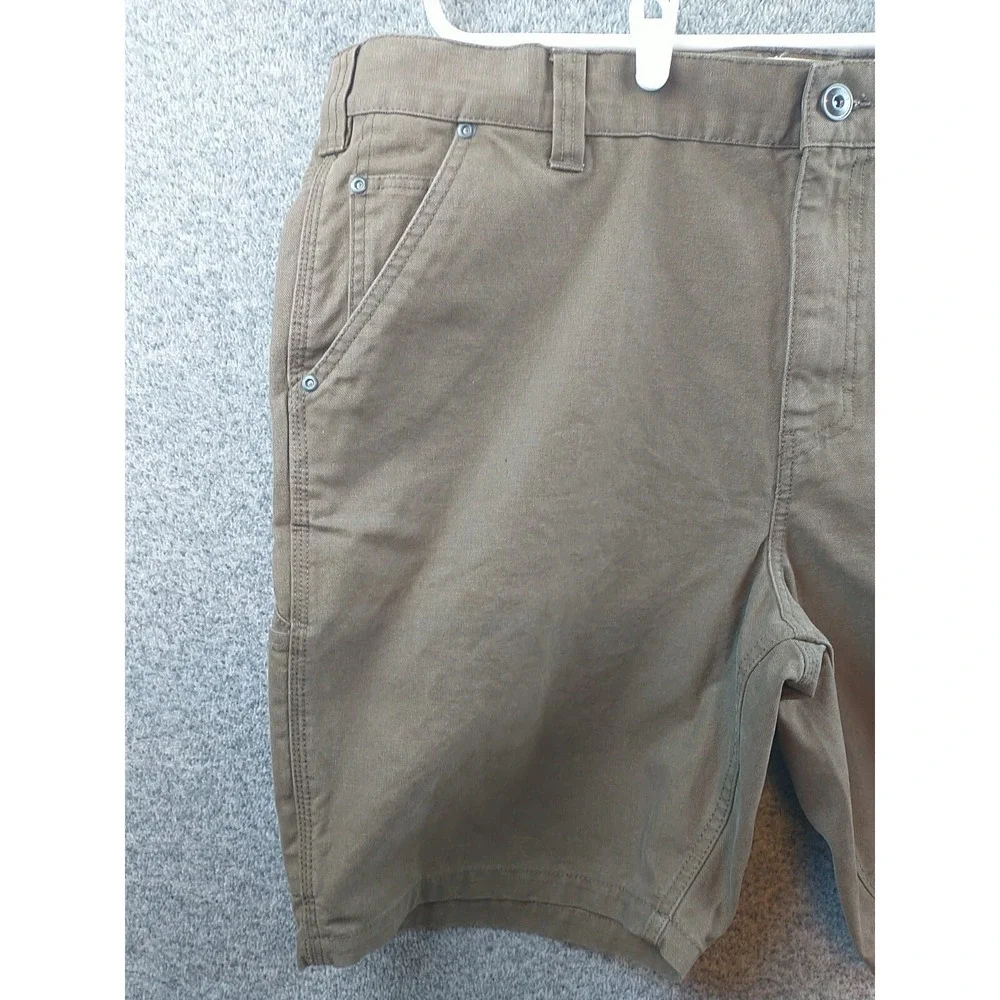 Red Head Brand Co Mens Brown Canvas Carpenter Utility Shorts Size 42 RH Canvas